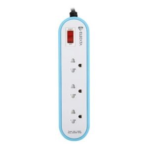 รางปลั๊กไฟ 3 ช่อง 1 สวิตช์ ELECKTA ET3146-3BL 3 เมตร สีฟ้า