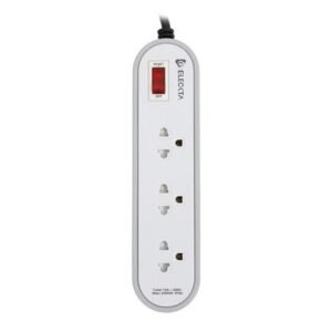 รางปลั๊กไฟ 3 ช่อง 1 สวิตช์ ELECKTA ET3146-3GY 3 เมตร สีเทา