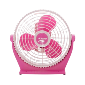 พัดลมเล็กตั้งโต๊ะ Accord Prevail รุ่น 10"JET สีชมพู